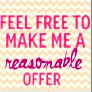 Accepting Reasonable Offers!